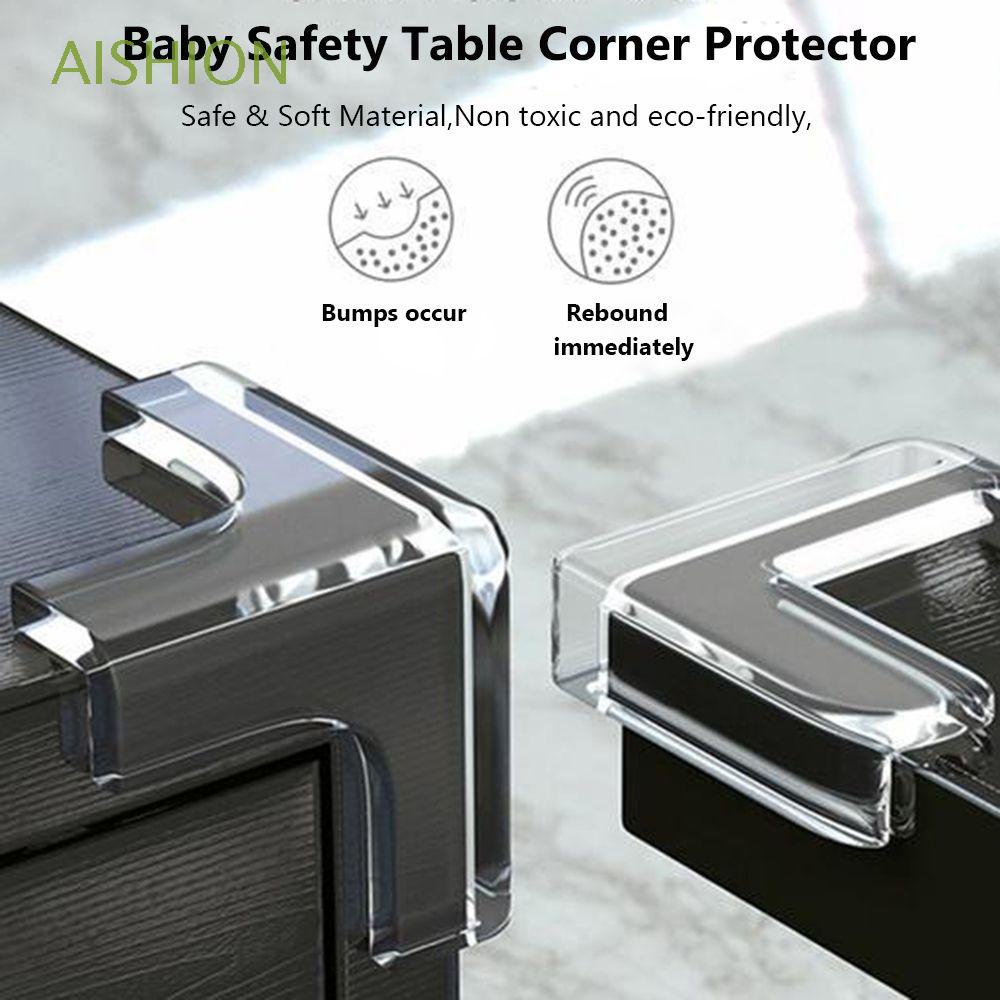 Protector de esquina de silicona para bebés,Protector de borde de mesa de seguridad para niños,Protector de bordes y protectores anticolisión para niños 