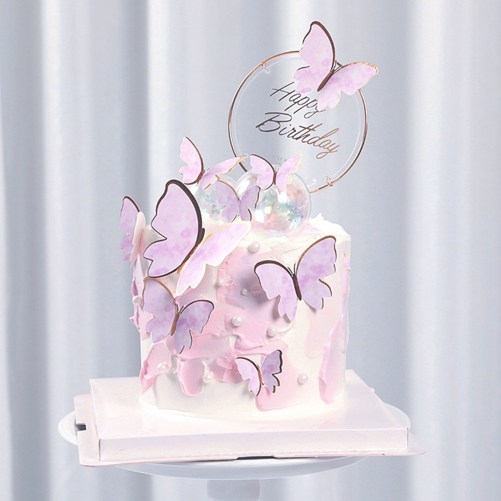 Decoración Para Tartas De Mariposa De Lentejuelas De Feliz Cumpleaños Para  Princesa Niña Fiesta De Pastel Mariposas Decorativas Boda Decoratio |  Shopee México