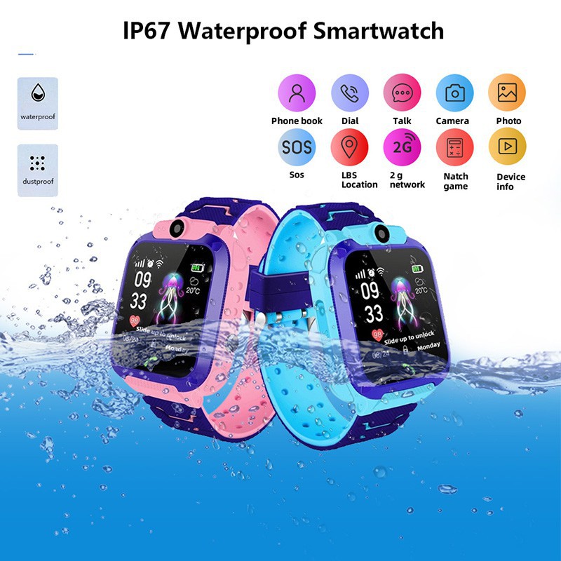 Reloj inteligente para niños Q12 1.44 pulgadas Chat Por Gps La hacer llamadas | Shopee México