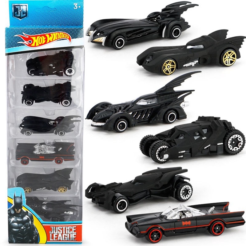 6PCS Hot Wheels Juguetes De Coche Batman Batmobile/Patrulla/Vengadores/Liga  De La Justicia/Coches Modelo De Juguete Vehículo Diecast Para La Colección  | Shopee México