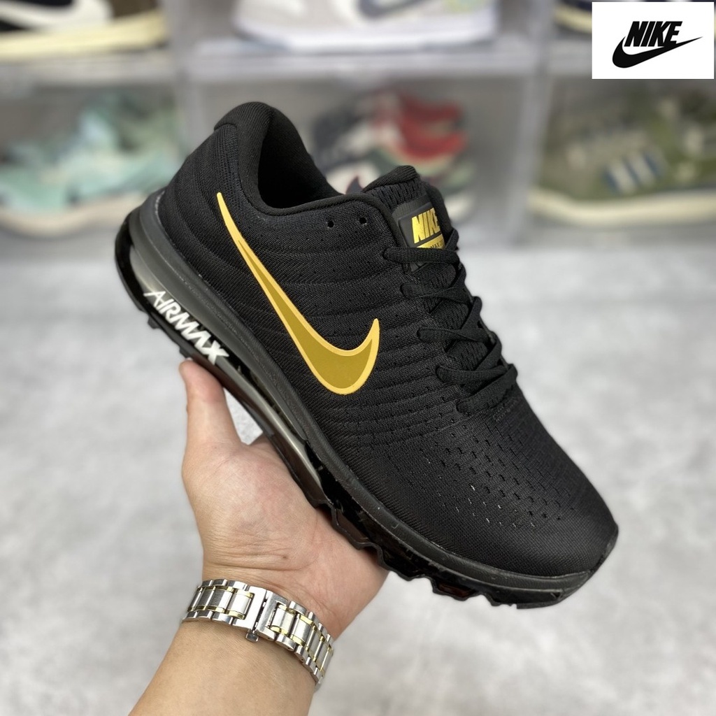 nike air max 2017 negras y doradas