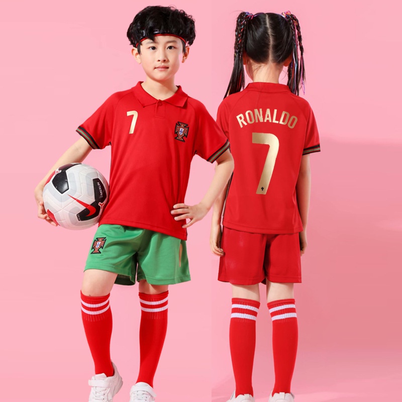 Portugal No Camiseta De Casa De Fútbol Para Niños | Shopee México