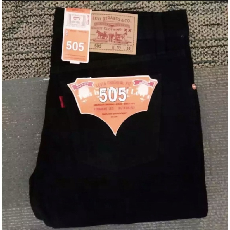Levis vaqueros negros para hombre / vaqueros para hombre levis 501 pantalones básicos | Shopee México