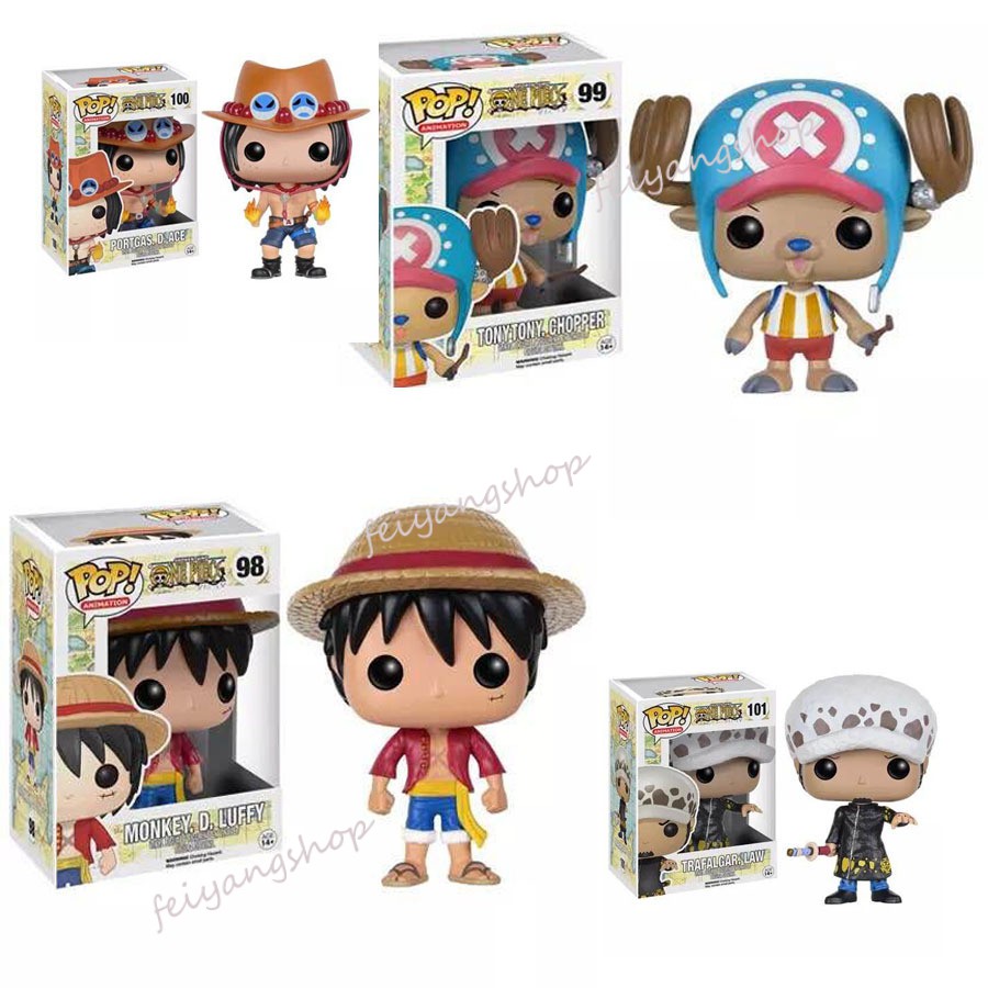 FUNKO POP One Piece Luffy Chopper Aislow Figura En Caja Decoración