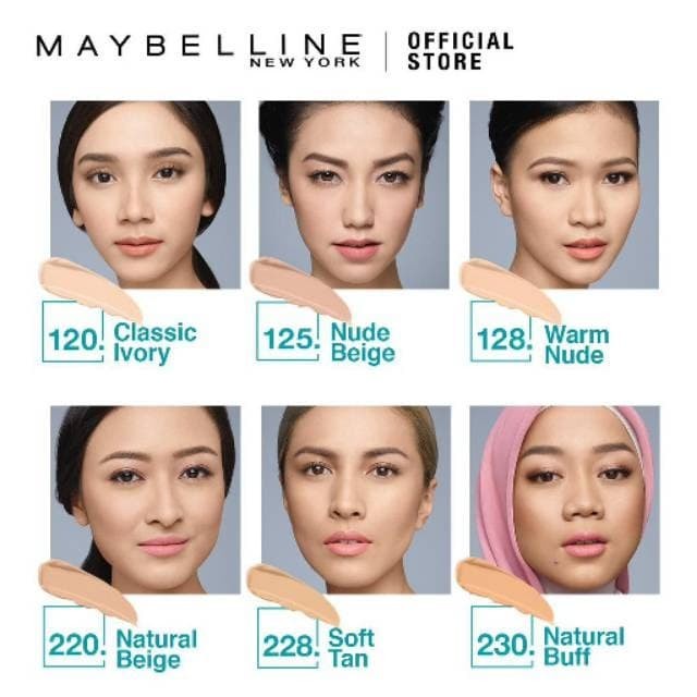 Fundación - Maybelline Fit Me mate fundación + Poreless Normal a aceitoso (30  ml) - 125 Nude Beige | Shopee México