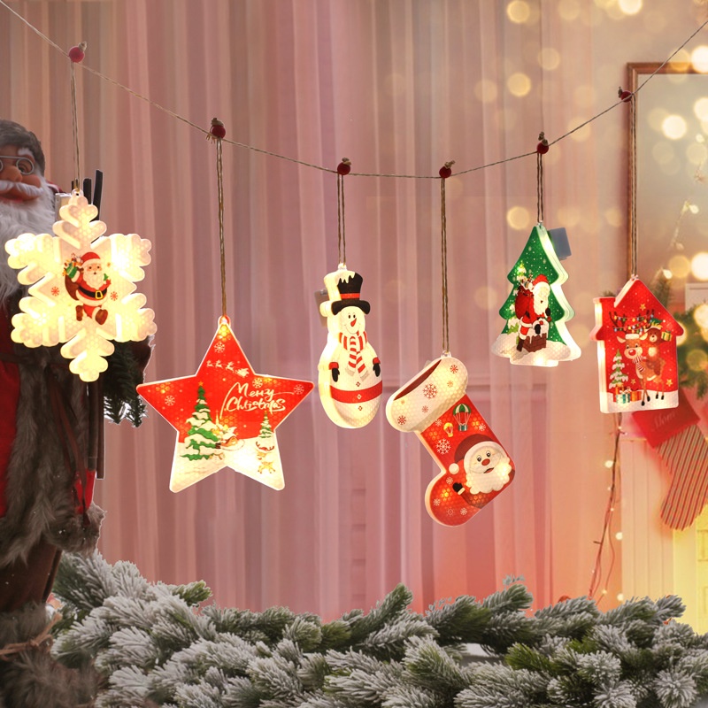 Ratán Bowknot Garland con luz LED ventana de la puerta de Navidad decoraciones para árboles de interior al aire libre Para el hogar partido redondo Adornos 