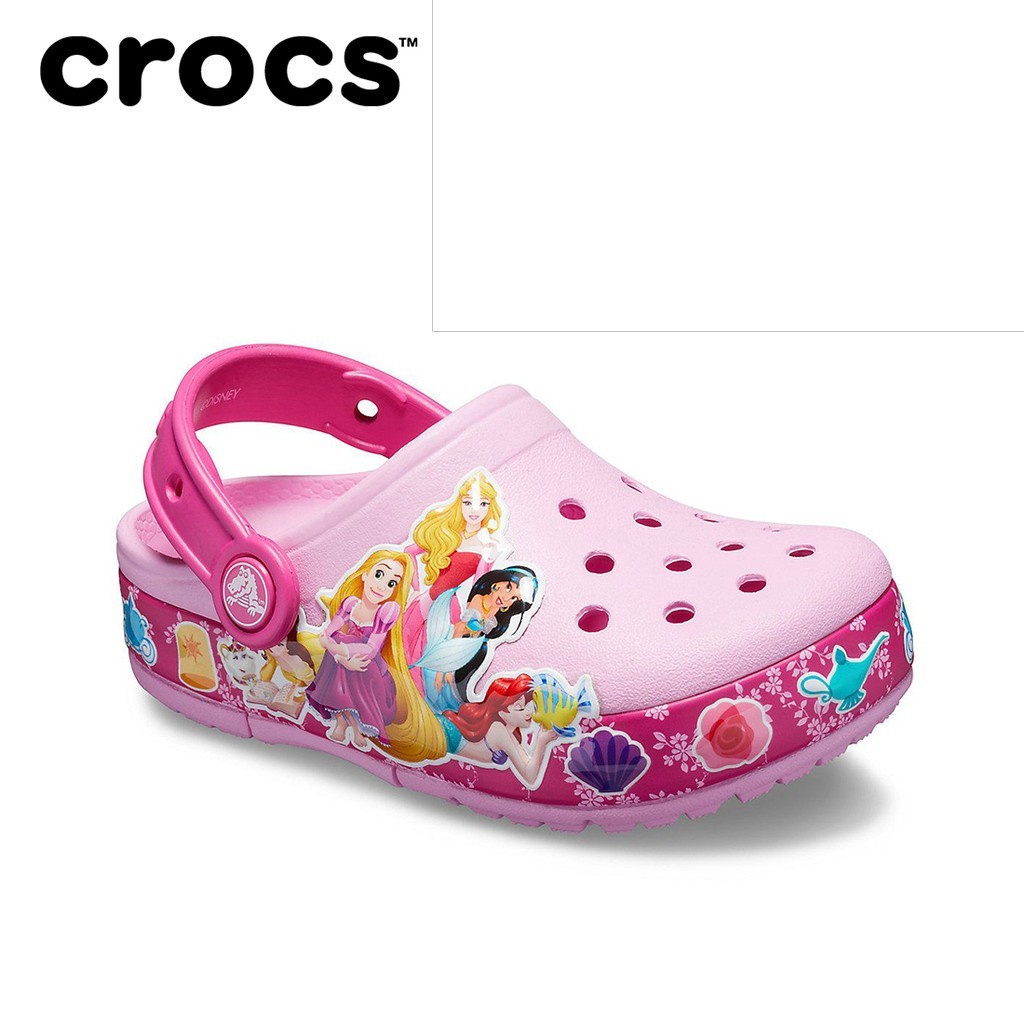 Crocs Fun Lab Princess Band zueco sandalias originales para niñas | Shopee  México