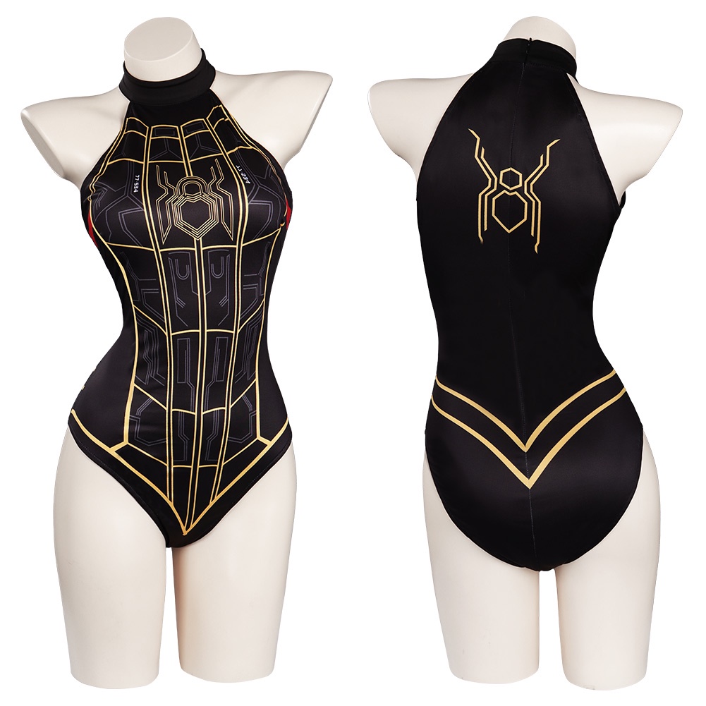 Spiderman Sexy Oro Negro Erchuang Traje De Baño | Shopee México