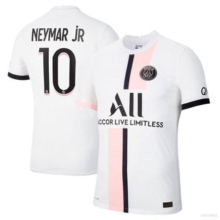 Neymar Jr. Paris Saint-Germain Jordan Brand 2021/22 Fourth Replica Jersey -  White