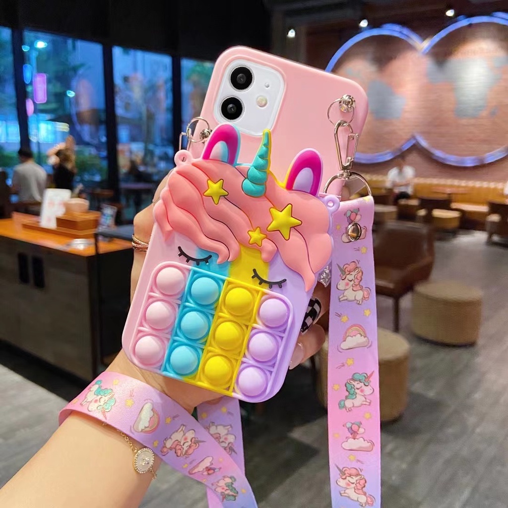 Funda Samsung A02S A12 A21s A32 A52 A72 A02 A22 A11 A20 A30 Push Pop It 