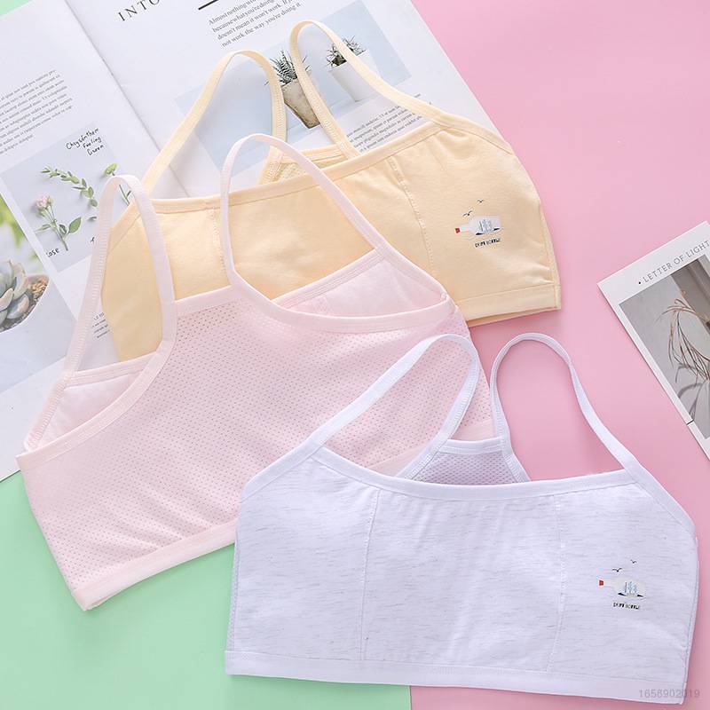 GRE4 9-16 Años Sujetador Para Niños Para Niñas Adolescentes bralette tops Ropa  Interior Chaleco Envuelto Pecho Estudiante Tubo Superior Delgado quilte |  Shopee México