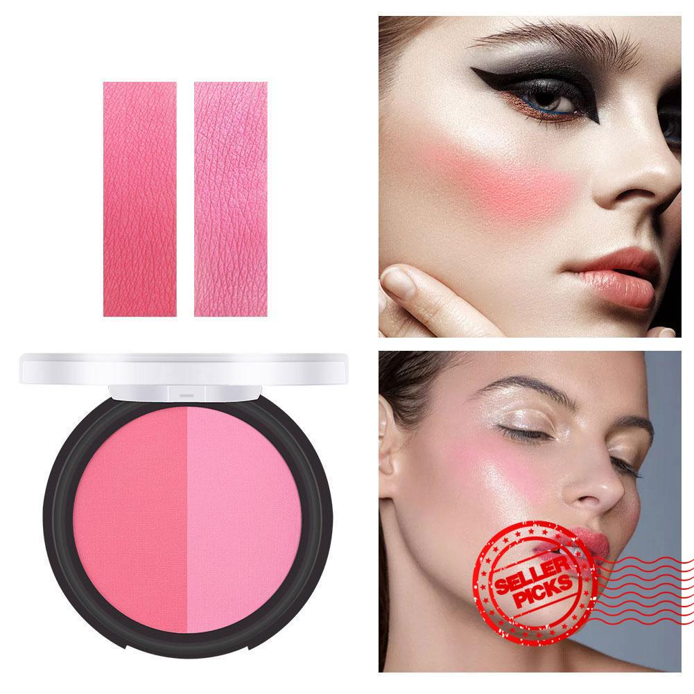 paleta de rubor facial combinación placa natural polvo colores rouge  maquillaje mujeres cosmética duradera m6d6 | Shopee México