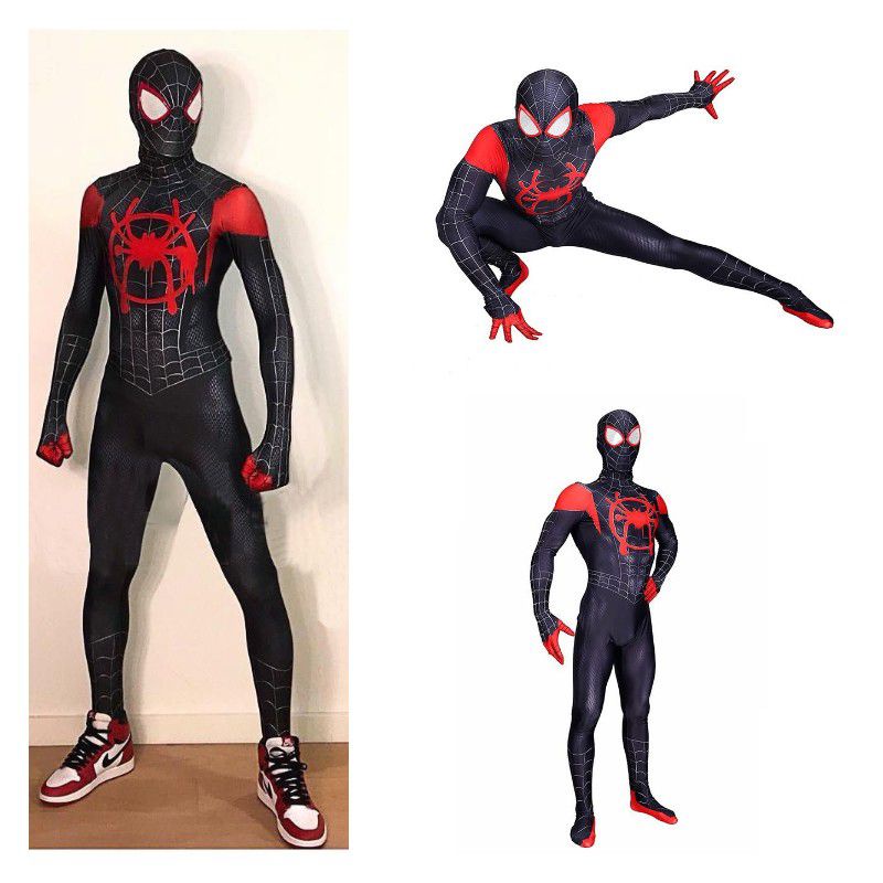 MODRYER Disfraz De Spiderman O Spiderwoman Para Adultos Y Niños Traje De  Superhéroe Para Fiestas De Cosplay Y Disfraces 
