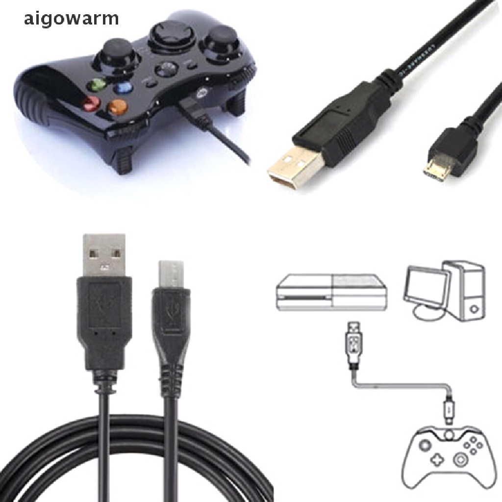 El Mando De Ps4 Tiene Microfono cable De Datos De Carga micro usb Aigowarm Negro Para Control De playstation  4 ps4 MX | Shopee México