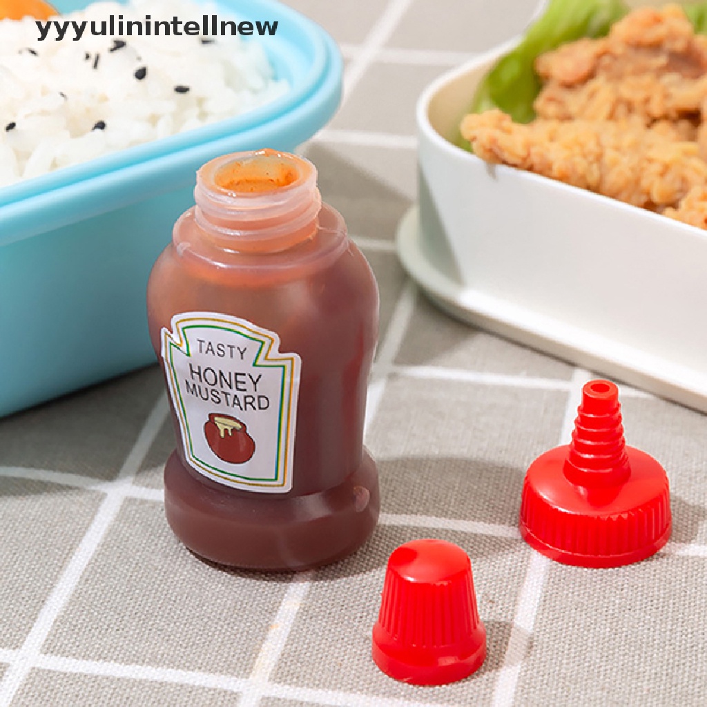 qiman botella de plástico de compresión para el dispensador de condimentos de cocina de Ketchup de salsa de ensalada de miel 