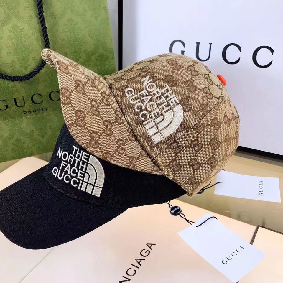 Primavera/Verano 2022 Gucci x The North Face Caps Para Hombres Y Mujeres