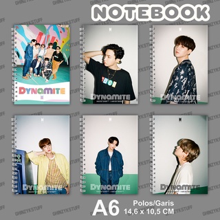 Cuaderno A6 (,5cm) BTS Dynamite KPOP Boyband Group Jungkook Jin V RM  Suga J-Hope Jimin | Shopee México