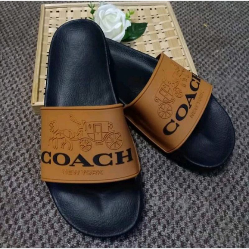 Diapositivas de hombre / sandalias • ORIGINAL COACH sandalias import •  sandalias deslizantes para hombre • sandalias deslizantes para mujer |  Shopee México