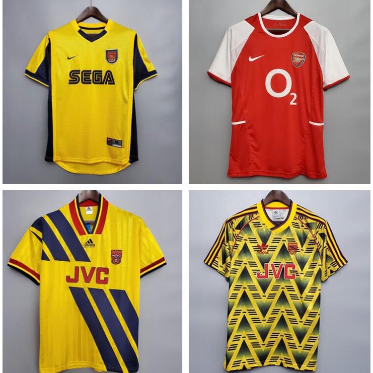 Arsenal Retro Jersey Home Away 05/06 88/98 90/92 94/95 Retro Football  Jerseys for Men Retro Football Shirt Arsenal Jersey