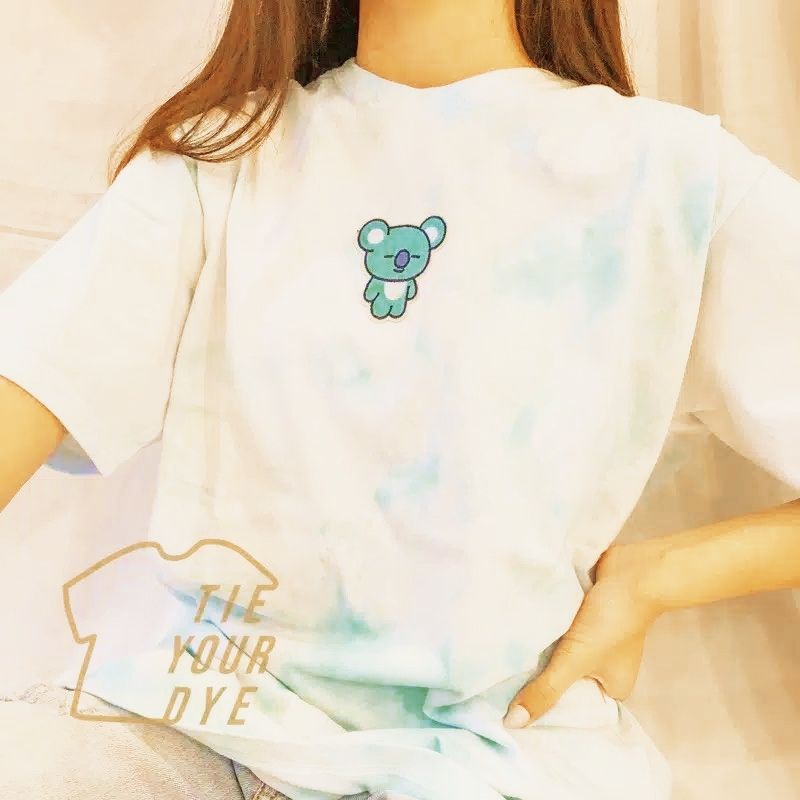 Cs Dye K-pop/T-Shirt Tie Dye Tumblr personaje | Shopee México