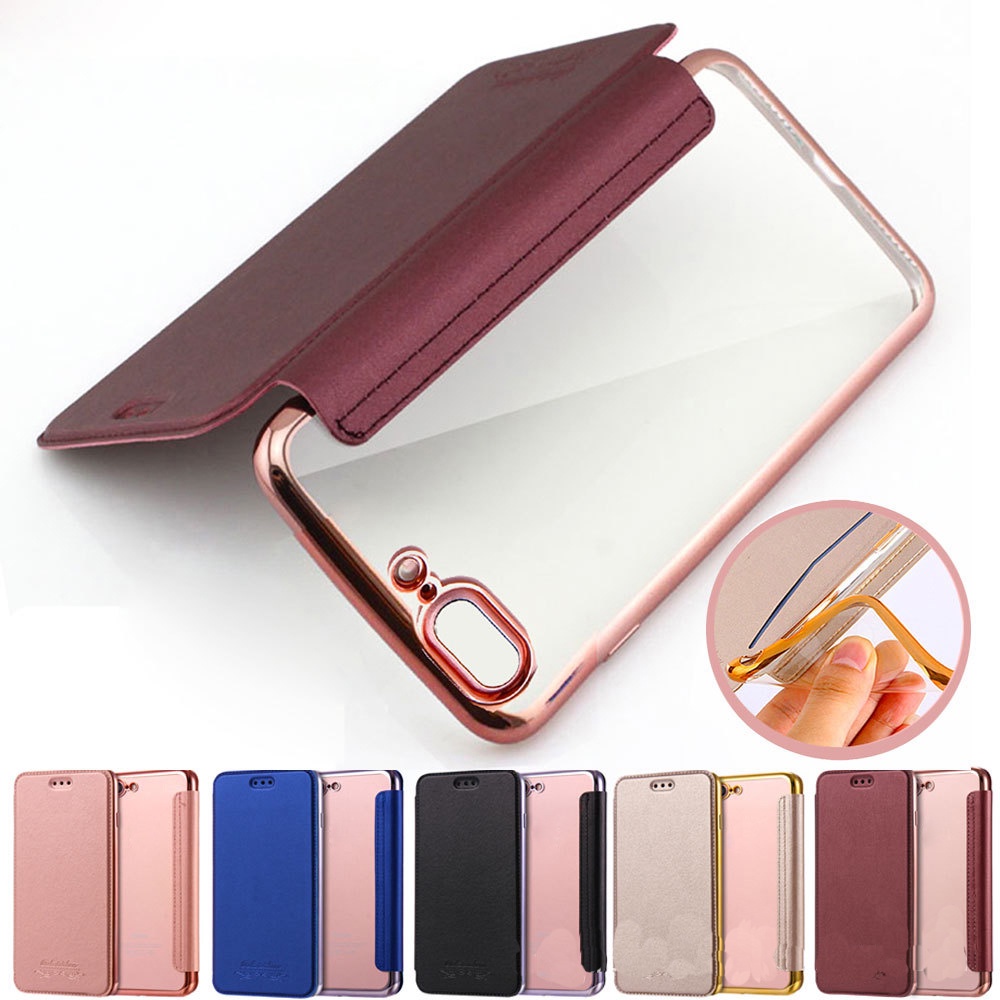 Funda Con Tapa Para Iphone Pro Max De Cuero De Pu Ultrafina Para Plus Trasera