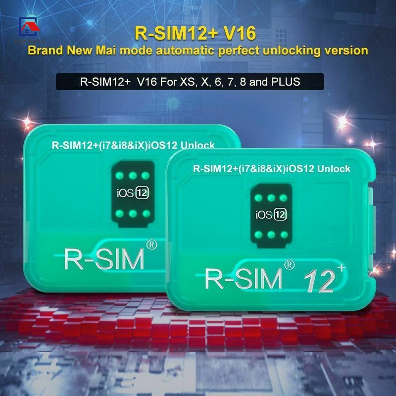 RSIM 12 nuevos R-SIM Nano tarjeta de desbloqueo de tarjeta inteligente 4G tarjeta de desbloqueo kit convertidor con herramienta para iPhone X 8P 8 7P 7 6SP 6P 6S 6 5C 5S 5 