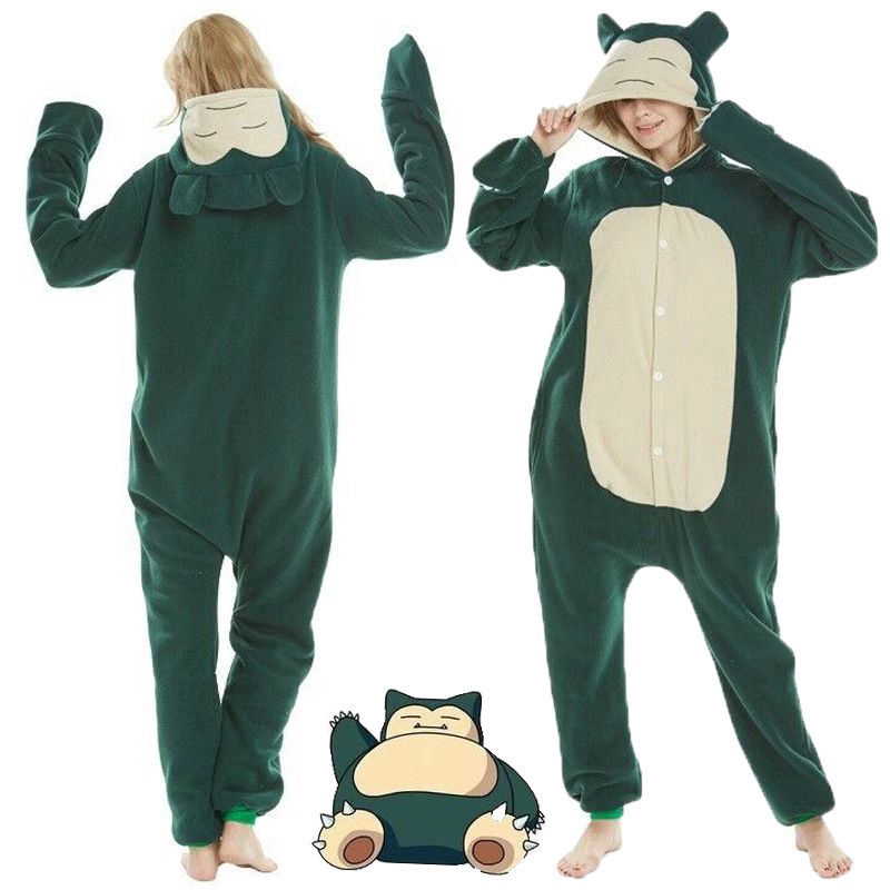 Pijama de para adultos Pokemon Kigurumi Snorlax mono de dormir | Shopee México
