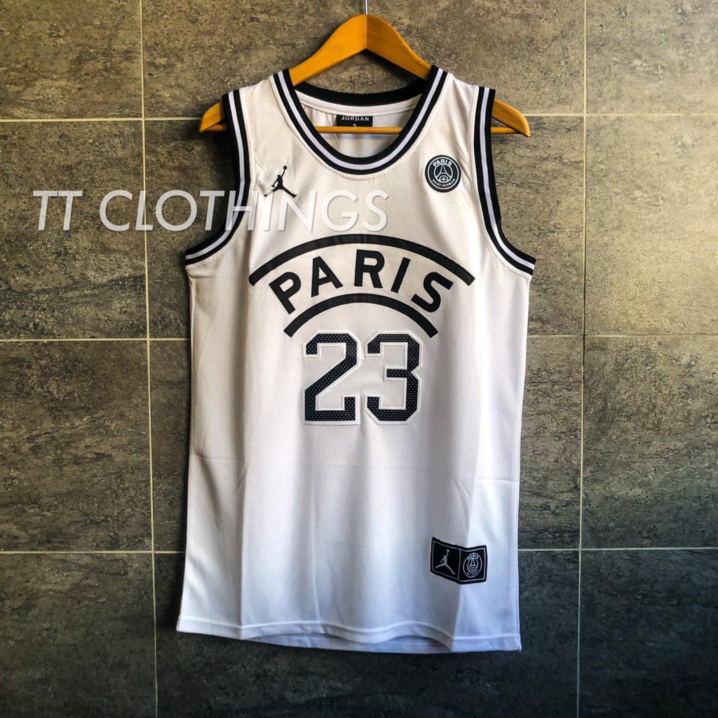 NoH9 [MY Ready Stock] Paris Saint Germain x Michael Jordan NBA Camiseta De Baloncesto Jersi | Shopee México