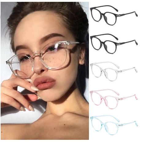 Gafas Redondas Anti-Azul Radiación Transparente Para Mujer | México