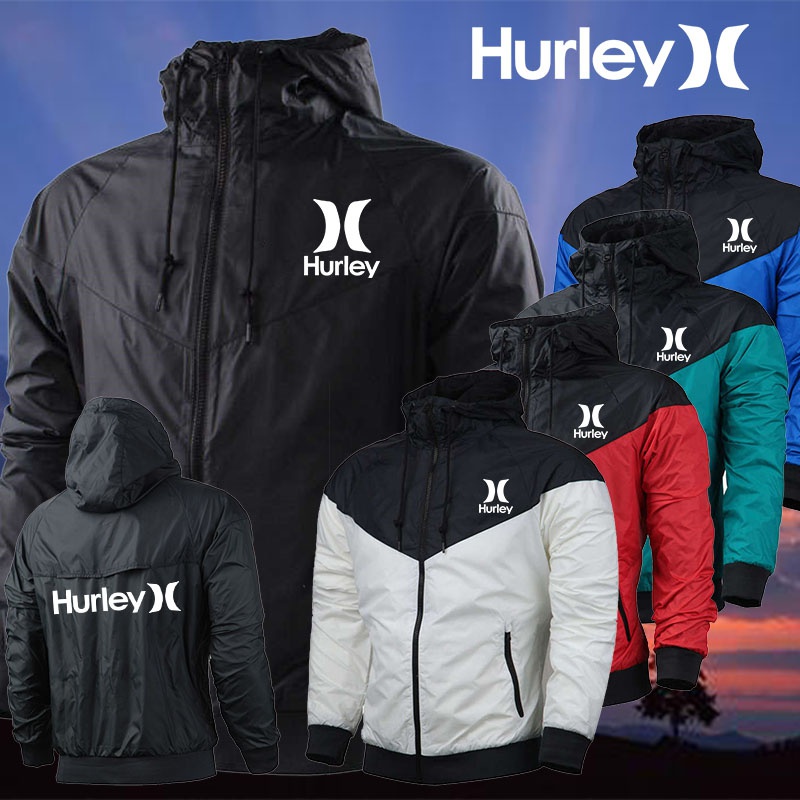 Hurley Teenage Nueva Chamarra Para Hombre Deportiva Al Aire Libre Invierno  Otoño Sudadera Con Capucha Abrigo Cortavientos | Shopee México