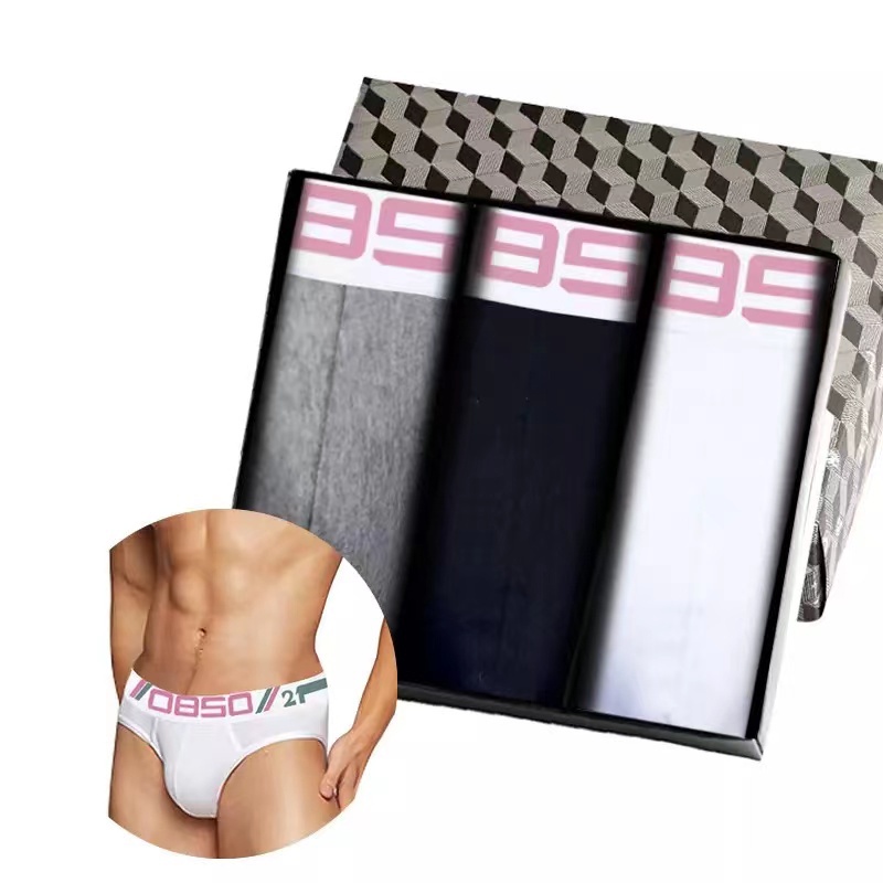 AIEOE Pack de 3 Tanga para Hombre de Material de Malla Fina con Cintura Baja Slip con Bolsa Escrotal Ultradelgado 