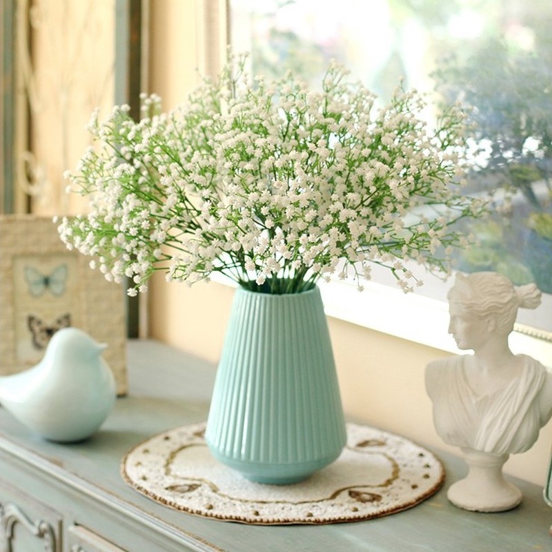 Precio Al Por Mayor] 40 Cm DIY Gypsophila Flores Artificiales/Táctil Real  Decorativo Falsas Sosteniendo Ramo/Para Oficina , Hotel , Casa Boda Fiesta  Interior Decoración Del Hogar | Shopee México