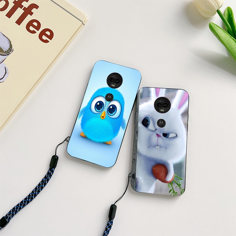 Funda para motorola Moto Power G7Play G7Power G7Plus Panda Minions Doraemon con correa | Shopee México