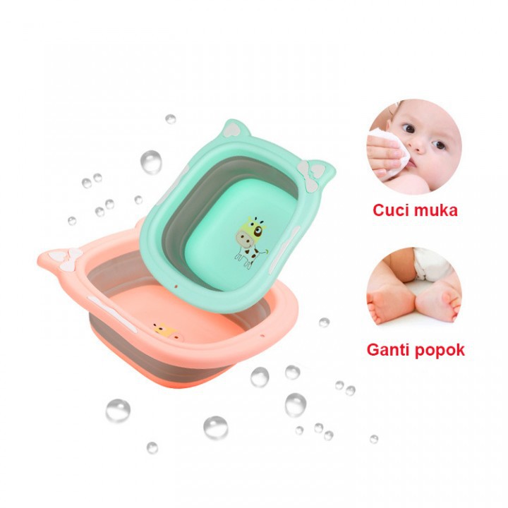 Lavabo Plegable Para Bebe Y Nino Lavabo Plegable Pequeno Portatil Mini Cubo Shopee Mexico