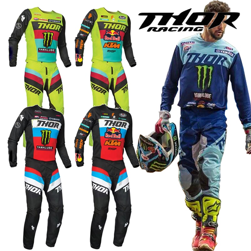 THOR 2022 Ropa de carreras de motocross Trajes de carreras Conjunto  combinado de camisetas y pantalones de motocross Conjunto de equipo de  equitación apto para Motocycle/Dirt Bike/Offroad 7 colores | Shopee México