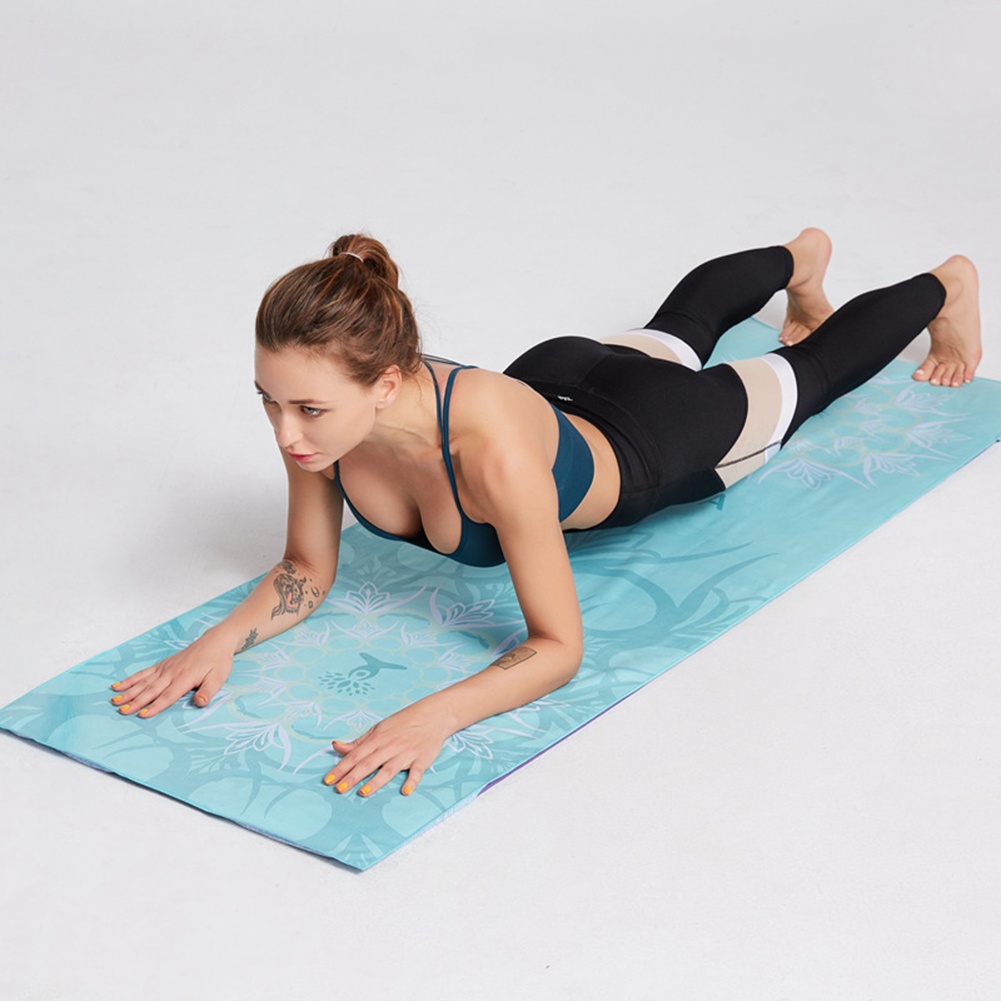 Toalla Para Yoga Entrenamiento Fitness Pilates Microfibra Suave Antideslizante 