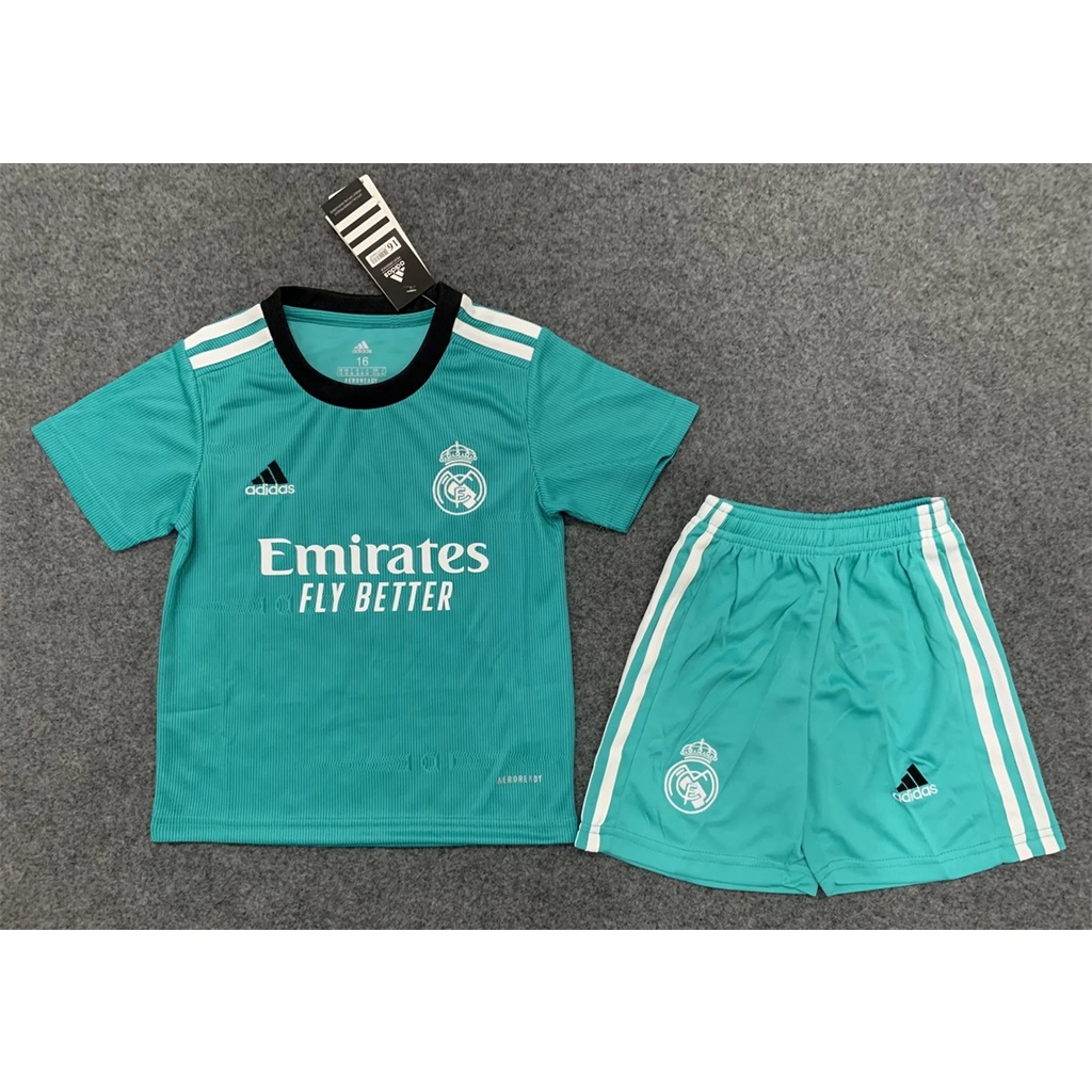 LSY Boy Madrid Home 7 Camiseta de fútbol Jersey de fútbol para niños Camiseta de Camiseta Equipo Corto de Entrenamiento Chaqueta de Uniforme Sudadera y Pantalones Cortos 