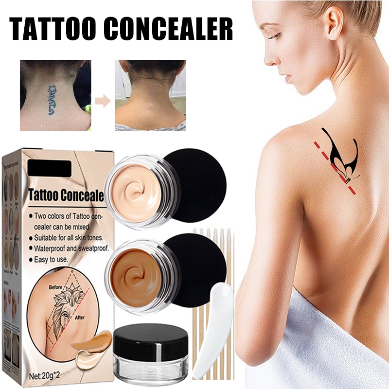 Cicatriz De La Piel Tatuaje Corrector Marca De Nacimiento Cubrir Punto Ocultar  Maquillaje Crema | Shopee México