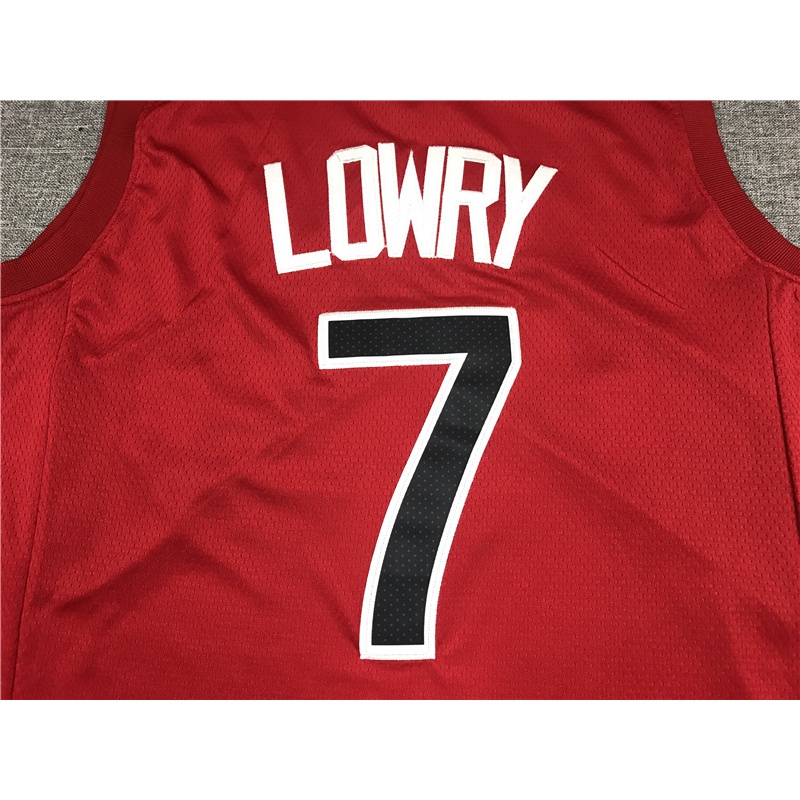 Kyle Lowry #7 Toronto Raptors Camiseta Jersey Baloncesto Edición Oro Negro 