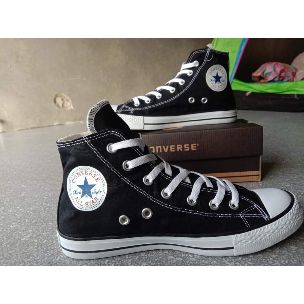 converse bota negro