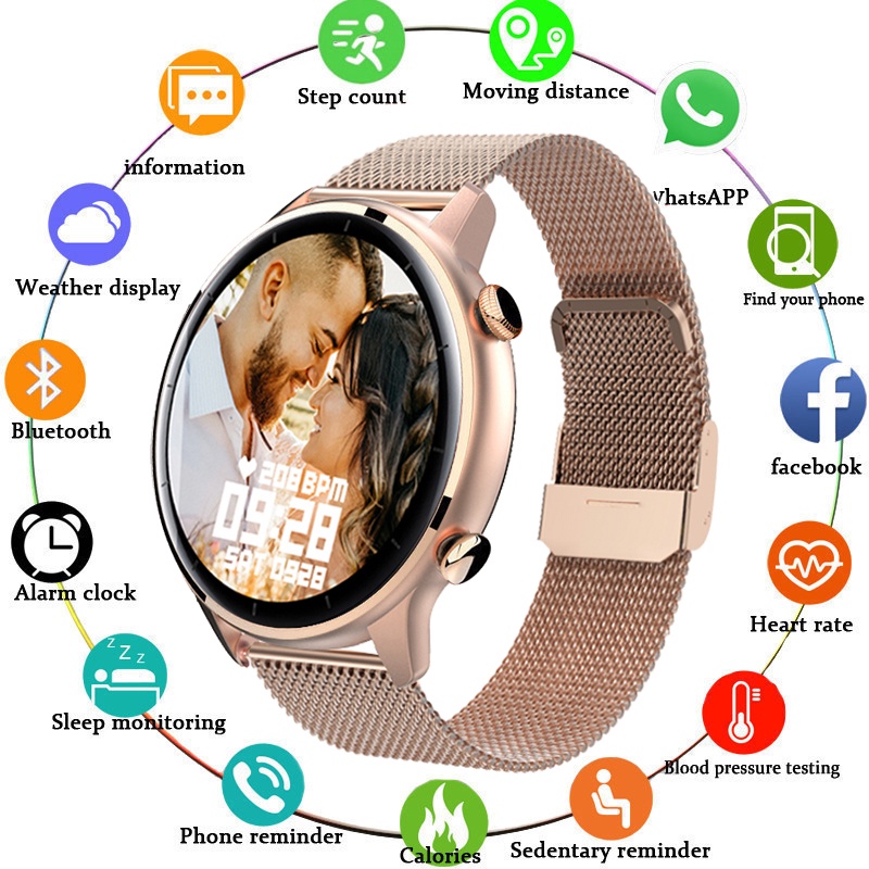 libertad Diagnosticar cache 2022 Nuevo Reloj Inteligente Mujer Con Hacer Llamadas Hombres Mujeres  Smartwatch Presión Arterial Deportes Fitness Tracke Para Android Samsung  Apple | Shopee México