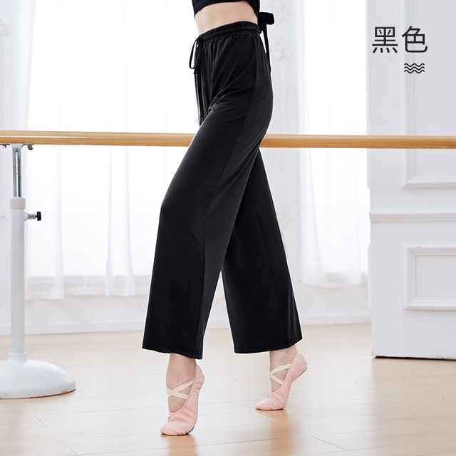 NZHK Pantalones De Yoga para Mujer Elásticos Flojos Ocasionales De Deportes De Pierna Ancha Pantalones Acampanados Adecuados para La Aptitud De Danza Ejercicio De Jogging,A,S 