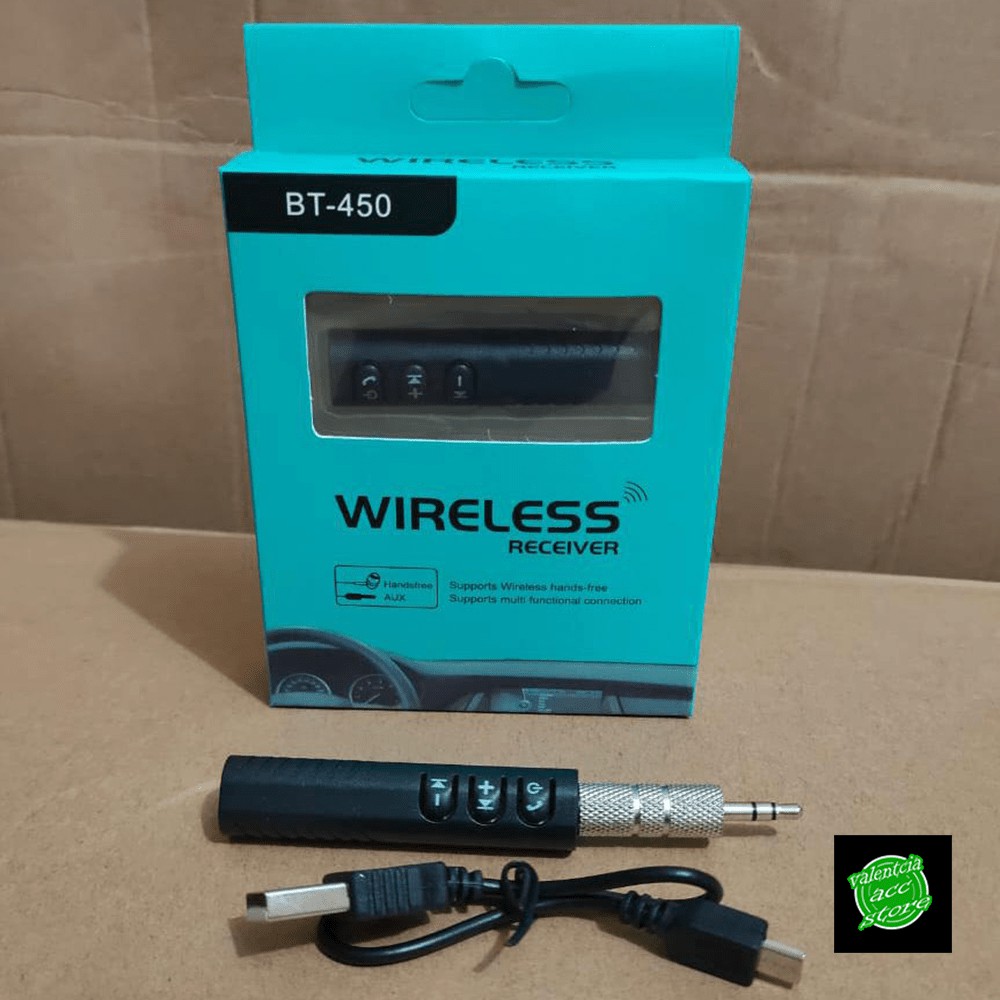 Receptor premium BT-450 BLUETOOTH inalámbrico BLUETOOTH manos libres 3,5 mm  para coche | Shopee México
