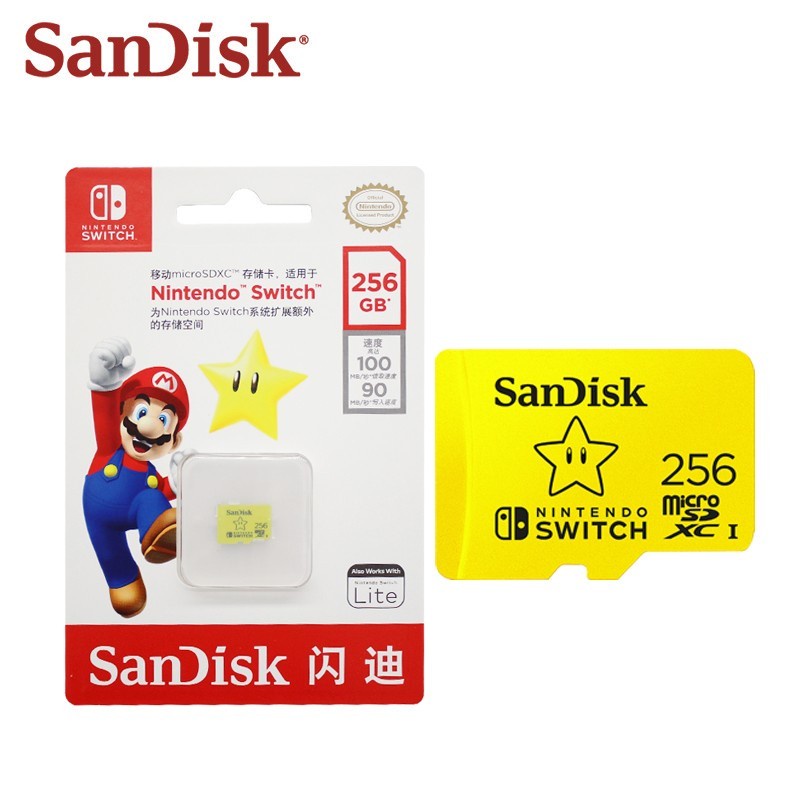 SanDisk 128GB Micro Sd Card Nintendo Switch Authorized 64GB 256GB De Memoria Tf Memory Cards For Game Expansion Card | electricmall.com.ng