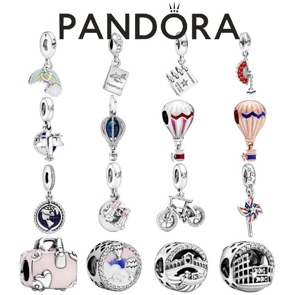 Talla Practicar senderismo recinto Charms Accesorios De Encanto De Plata pandora 2021 Venta Caliente 925  Esterlina De Los Encantos De La Serie De Viajes Granos h828 | Shopee México