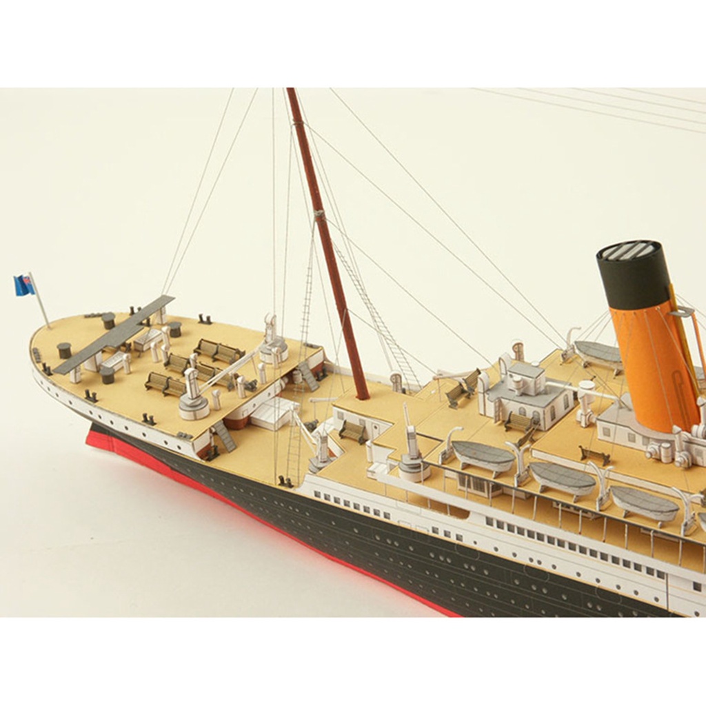 Lacooppia Exquisite 1 400 British Cruise Titanic Ship Diy Puzzle Assemble Paper Model Kit Education Game For Kids Adults Shopee Mexico