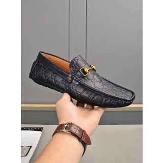 2022 Gucci Nuevos Zapatos Cuero Casual Mocasines Doudou Hombre Individuales Tamaño 38-44 | Shopee
