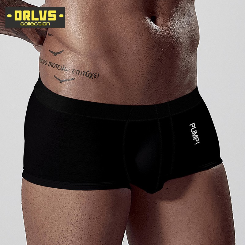 [PUMP]Fashion Underpants Men Boxer Modal Male Pants Sexy Men Underwear Breathable U Pouch PU5504
