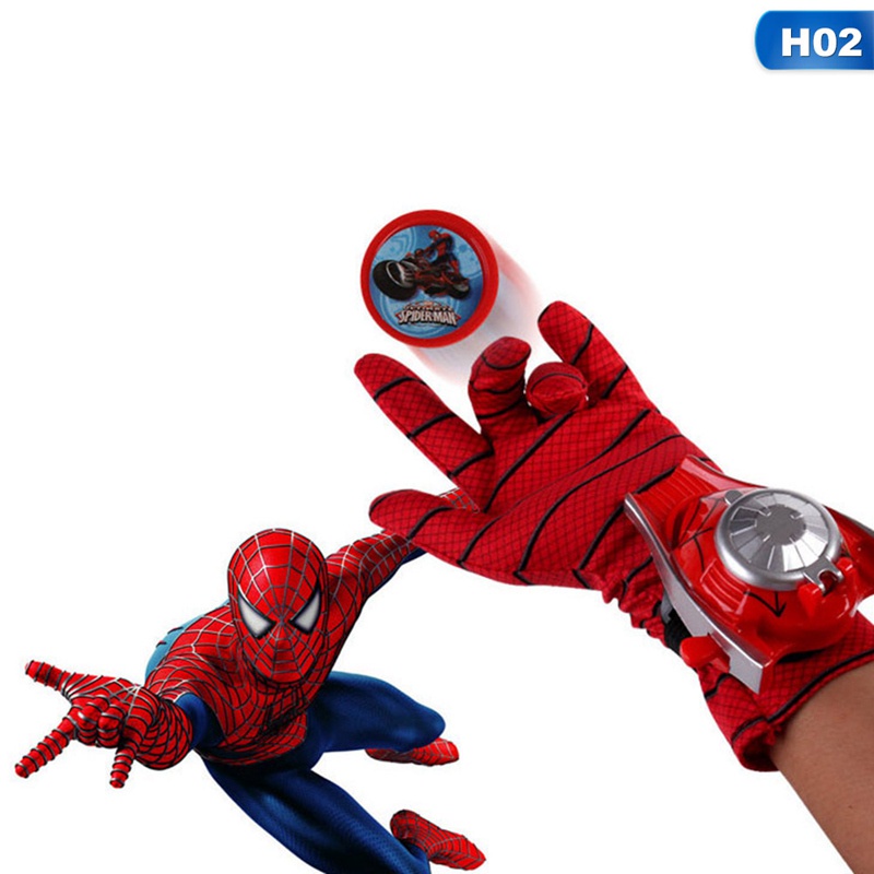 Guantes Lanzadores De Dardos Spiderman 2pieza 