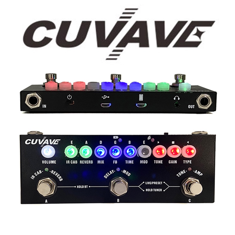 Cuvave CUBE BABY Delay Multi Efectos Pedal Processsor 8 IR
